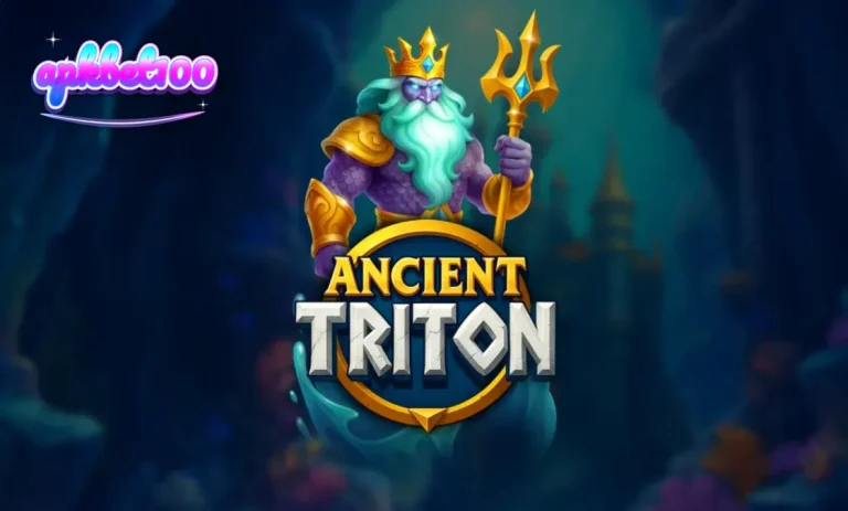 Tampilan visual slot Ancient Triton dengan tema bawah laut yang memukau di perangkat seluler